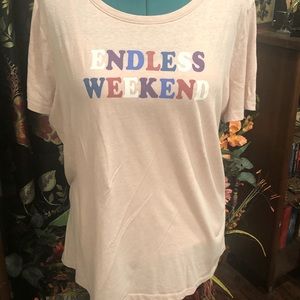 Lane Bryant “Endless Weekend” T-Shirt